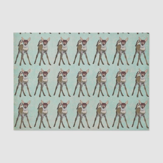 FAWN & OWL Tissue Paper (Front)