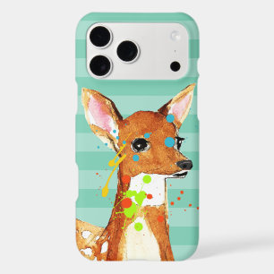 Fawn Paint Splats Abstract Deer iPhone 6