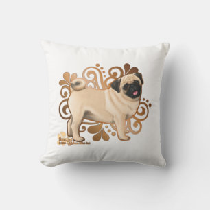 Fawn Pug Cushion