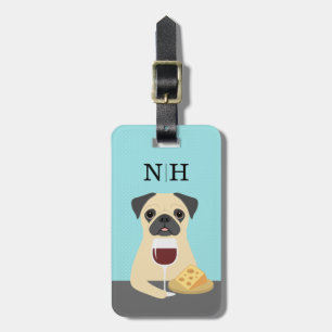 Fawn Pug Luggage Tags