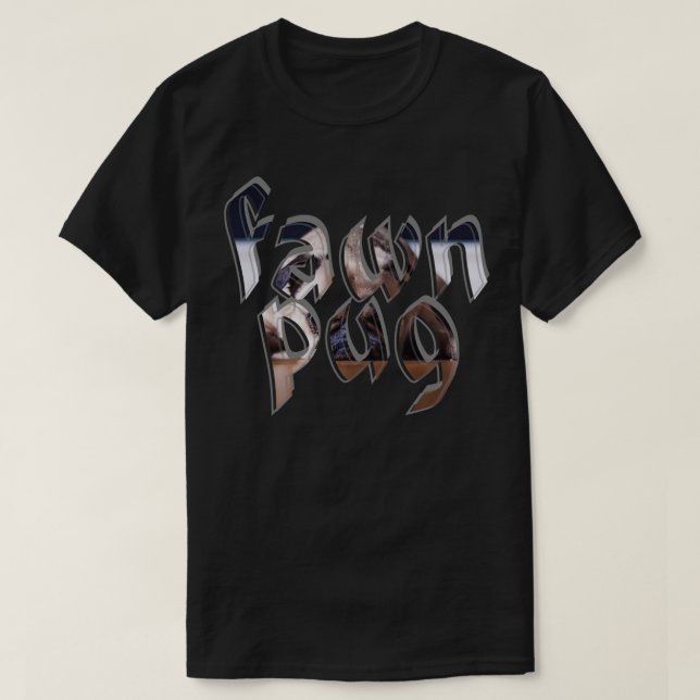 fawn pug T-Shirt (Design Front)