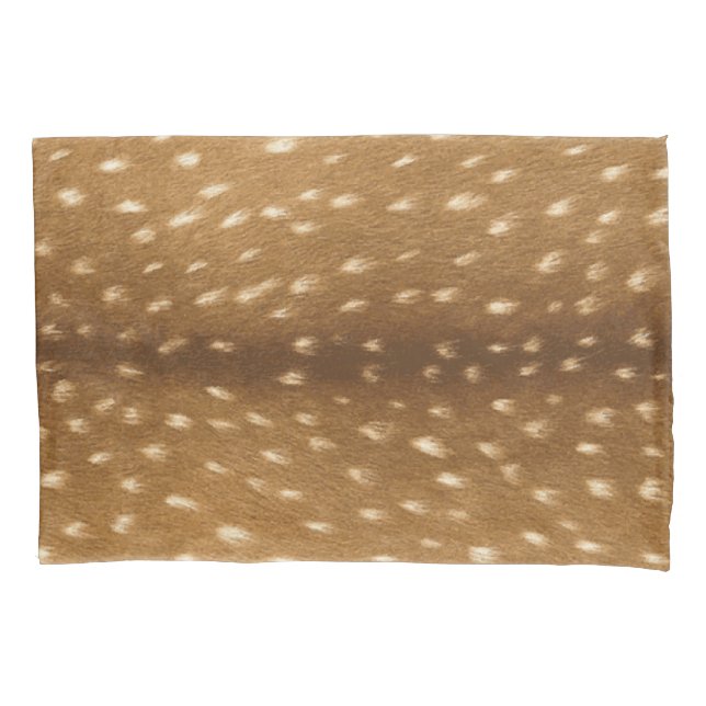 Fawn Skin Deer Hide Print Pillowcase (Front)