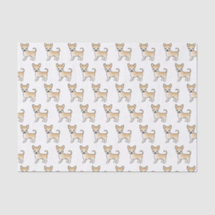 Fawn Smooth Coat Chihuahua Cute Dog Pattern Tissue Paper