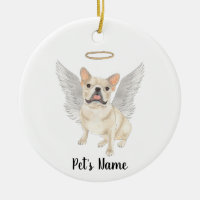 Fawn Tan Cream Frenchie Sympathy Memorial