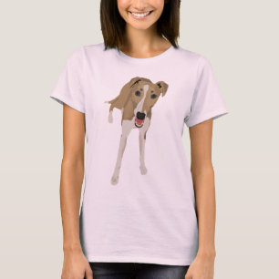 Fawn Whippet Ladies T-shirt