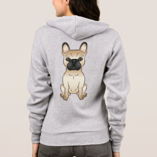 Fawn With Black Mask French Bulldog / Frenchie Dog Hoodie