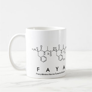 Faya peptide name mug