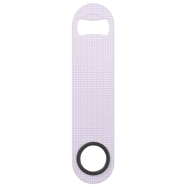 Faye and Lauren Gingham Bottle Opener (Front)