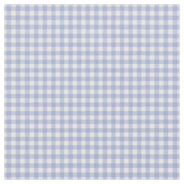 Faye and Lauren Periwinkle Gingham Fabric (Close Up)