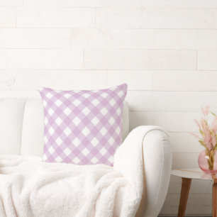 Faye and Lauren Pink Gingham Cushion
