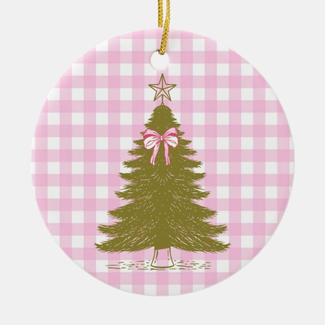 Faye and Lauren Pink Ornament (Front)
