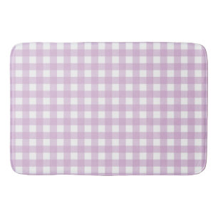 Faye and Lauren Pink Plaid Bath Mat