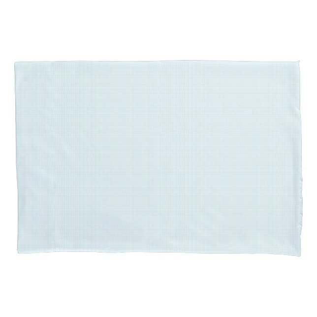 Faye Bright Blue Gingham Pillowcase (Front)