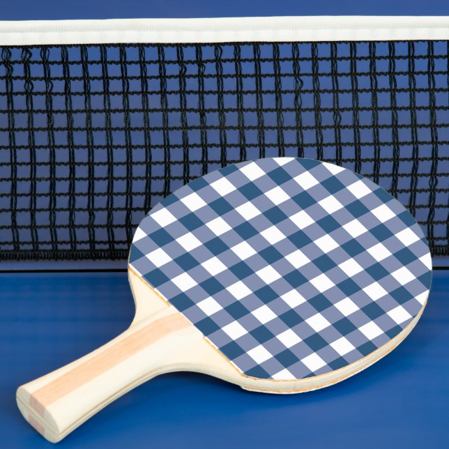 Faye & Lauren Navy Blue Ping Pong Paddle (Insitu)