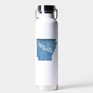 Fayetteville Arkansas Wood Grain Water Bottle