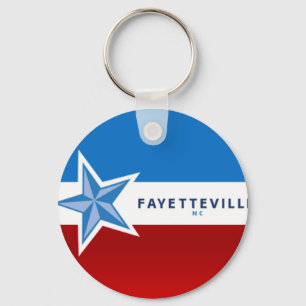 Fayetteville (North Carolina) City flag Keychain