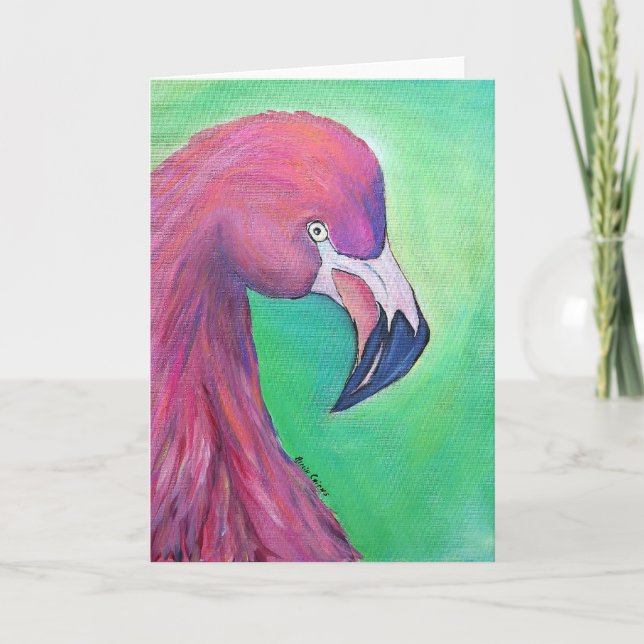Fayina Flamingo - The Free One Card (Front)