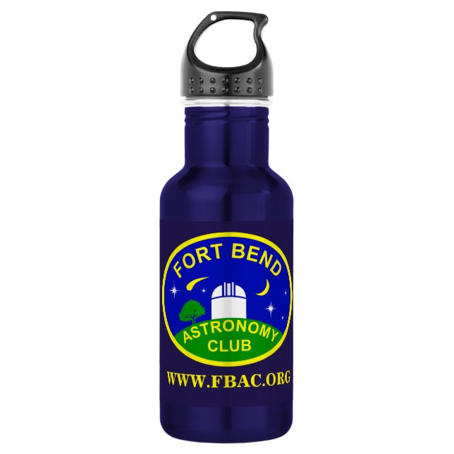 FBAC Water Bottle 18oz Navy (Front)