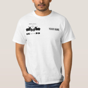 FBAP Basic White (black logo) T-Shirt