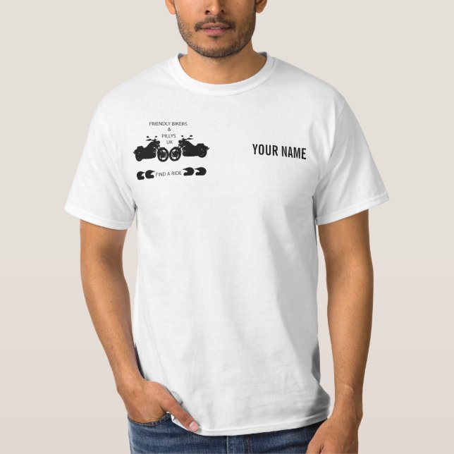 FBAP Basic White (black logo) T-Shirt (Front)