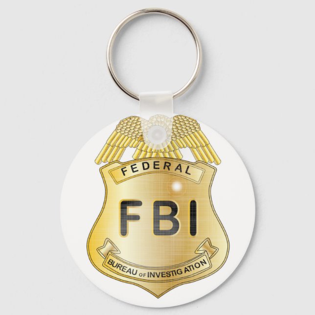 FBI Badge Key Ring (Front)