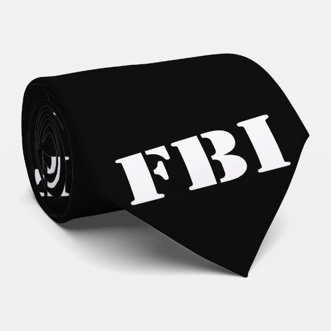 FBI Black Tie (Rolled)