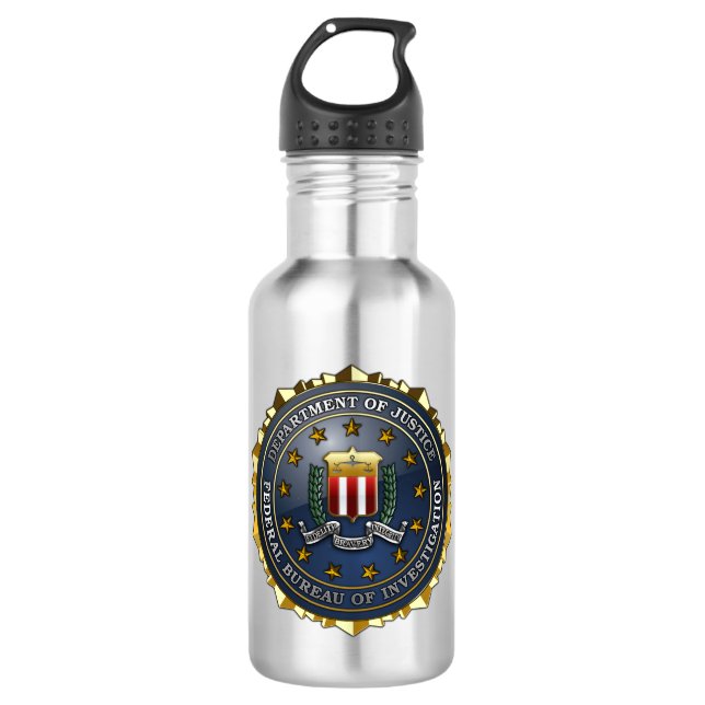 FBI Emblem 532 Ml Water Bottle (Front)