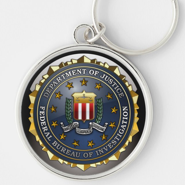 FBI Emblem Key Ring (Front)