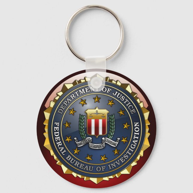 FBI Emblem Key Ring (Front)