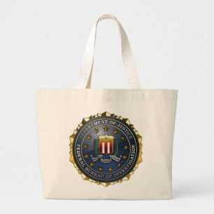 FBI Emblem Large Tote Bag