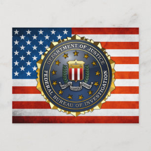 FBI Emblem Postcard