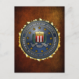 FBI Emblem Postcard