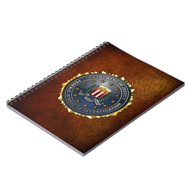 FBI Emblem Spiral Notebook (Left Side)