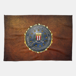 FBI Emblem Tea Towel