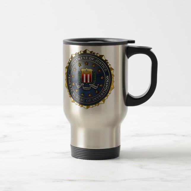 FBI Emblem Travel Mug (Right)