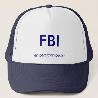 FBI TRUCKER HAT