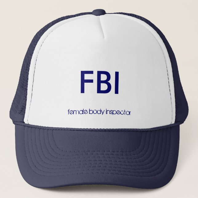 FBI TRUCKER HAT (Front)
