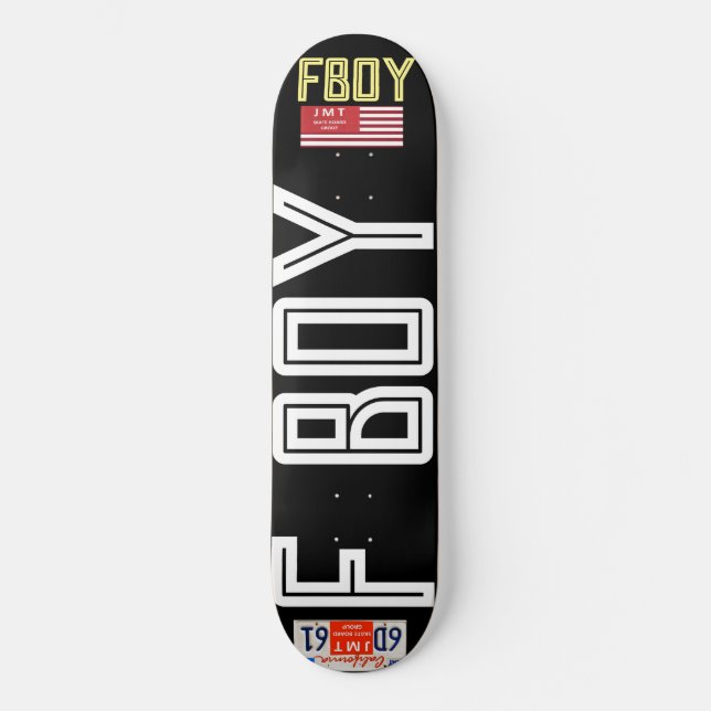 FBOY  OFFICIAL 8 1/4" Skateboard Deck (Front)