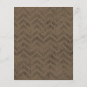 FBZZB FADED CHOCOLATE BROWN ZIG ZAGS ZIGZAG PATTER