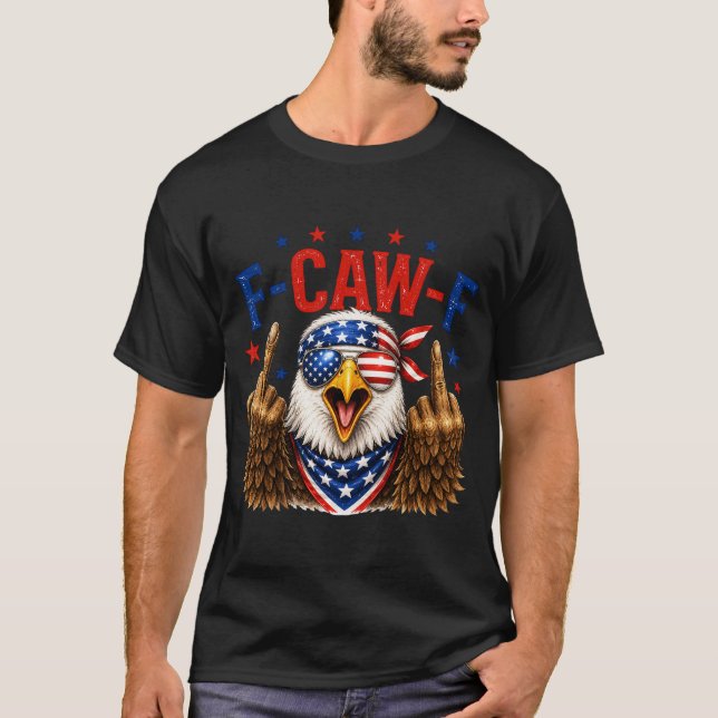 FCawf Patriotic Eagle  T-Shirt (Front)