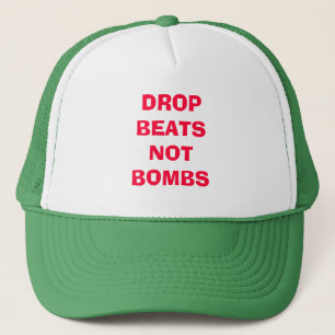 FCC "DROP BEATS NOT BOMBS" HAT BY BAGS