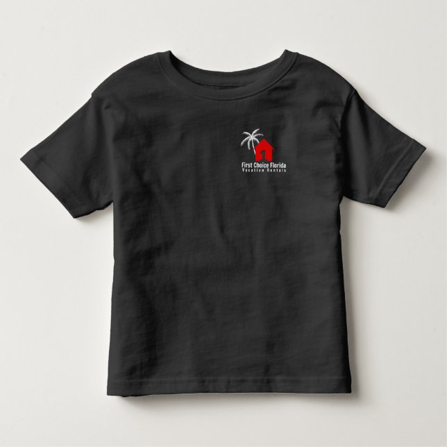 FCF Home Logo Toddler Black T-Shirt (Front)