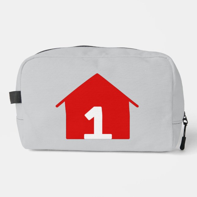 FCF Red Logo Cosmetic Bag (Front)