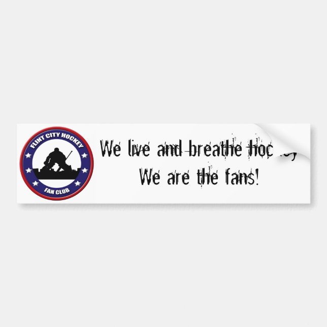 FCHFC Live & Breathe Bumper Sticker (Front)