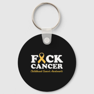 Fck Cancer  Childhood Cancer Awareness  Gifts Key Ring