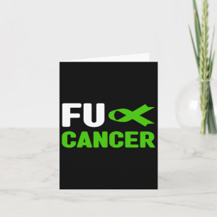 Fck Cancer - Fck Bile Duct Cancer Awareness 2 Card