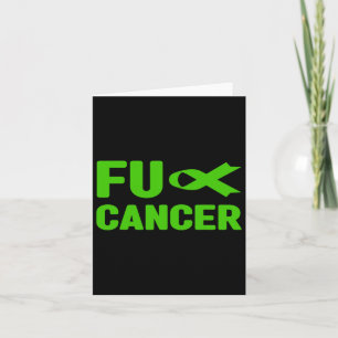 Fck Cancer - Fck Bile Duct Cancer Awareness 3  Card