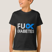 Fck Diabetes Awareness Ribbon Type 1 One Two 2 T1D
