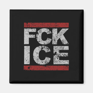 Fck Ice Distressed Magnet