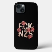 FCK NZS Flowery Against Right No Nazis Lgbtq+ 
